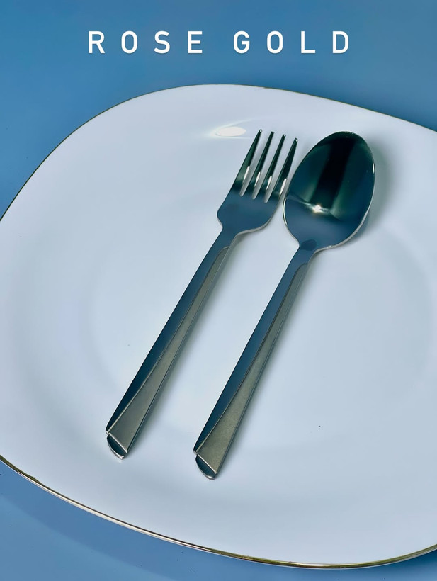 قاشق چنگال یونیک اصل مدل ناخنی ۶ نفره
