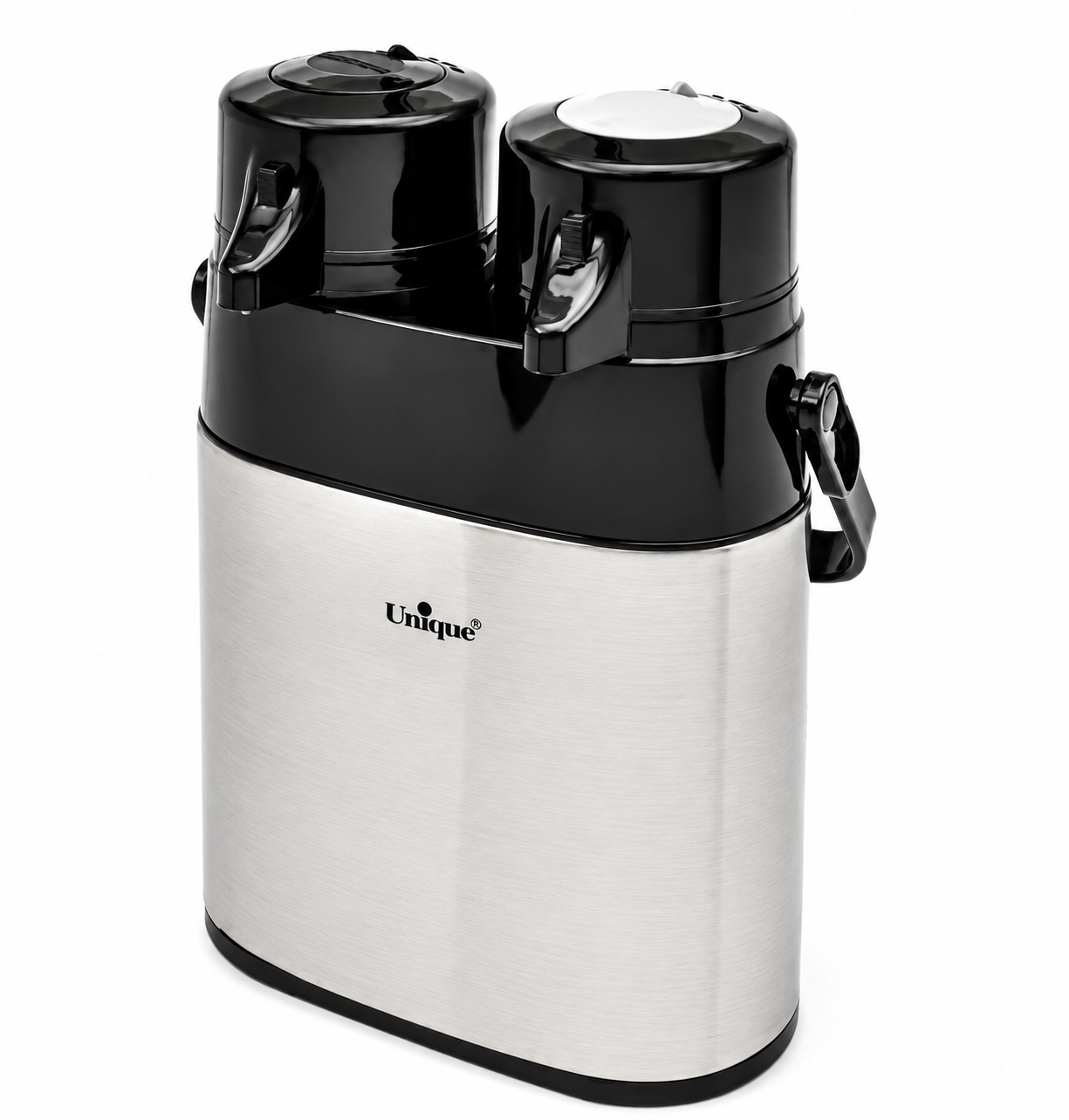 فلاکس دو قلو یونیک اصل بدنه استیل داخل شیشه 1.6 لیتری مدل UN-9060