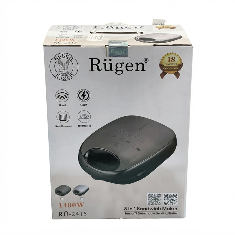 ساندویچ ساز سه کاره روگن اصل آلمان مدل RU-2415
