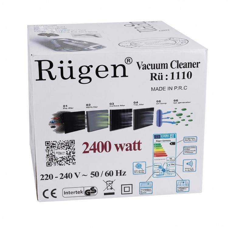 جارو برقی روگن اصل آلمان مدل RU-1110 با ۱۸ ماه ضمانت